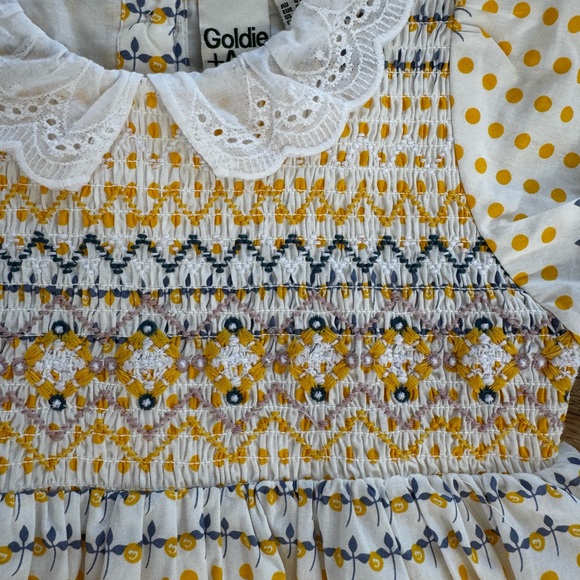 Goldie + Ace adorable smocked dress! NWOT - Picture 2 of 6